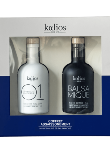 Coffret Huile et Balsamique - Recette grecque| Kalios | 2 x 250 ml 