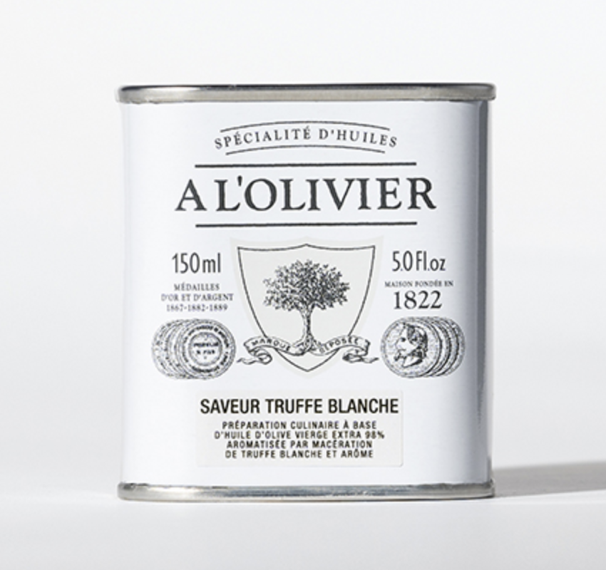 Huile d'olive saveur de truffe blanche | À L'Olivier | 150ml
