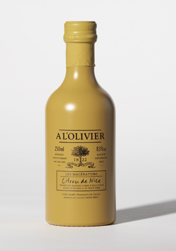 Huile d'olive aromatique au citron de Nice | À L'Olivier | 250 ml 