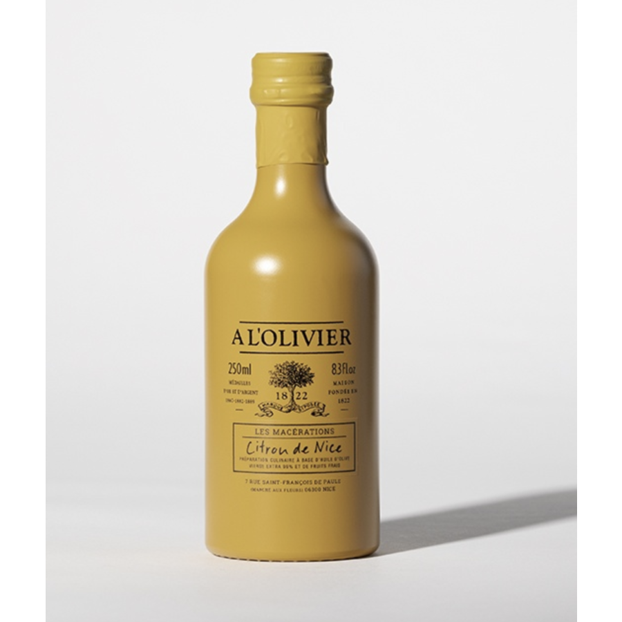 Huile d'olive aromatique au citron de Nice | À L'Olivier | 250 ml