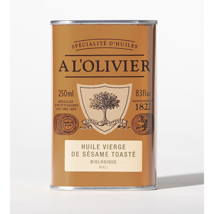 Huile vierge de Sésame Toasté Bio | À L'Olivier | 250ml