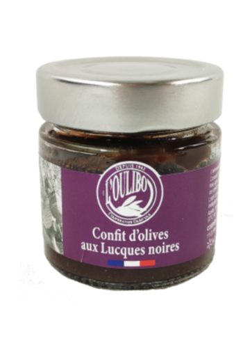 Confit d'olives aux Lucques noires  | L'Oulibo | 90g 