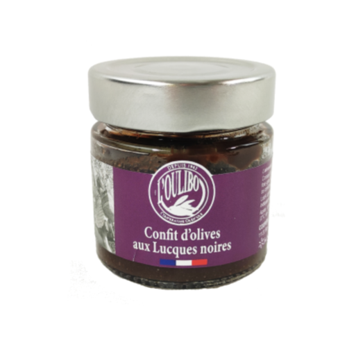 Confit d'olives aux Lucques noires  | L'Oulibo | 90g 