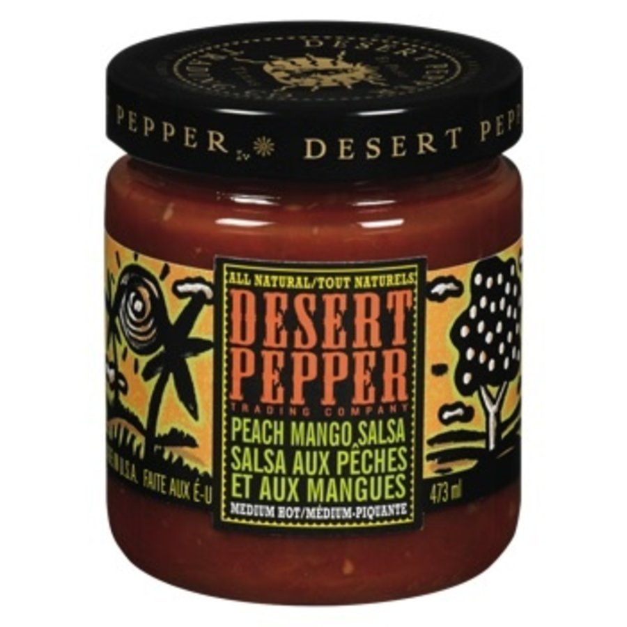 Salsa aux pêches et aux mangues | Desset Pepper | 454g