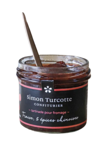 Le moment du fromage Fraise, 5 epices chinoises 125 ml | Simon Turcotte 