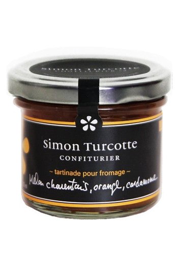 Confiture à fromage Melon charentais, orange, cardamome | Simon Turcotte |125 ml 