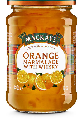 Orange Marmalade with Whisky 250 ml | Mackays 