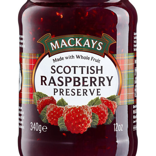 Confiture de Framboises écossaises |  Mackay's | 250ml 