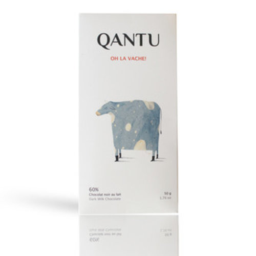 Chocolat au lait 60%  Oh La Vache  - Qantu 50g 