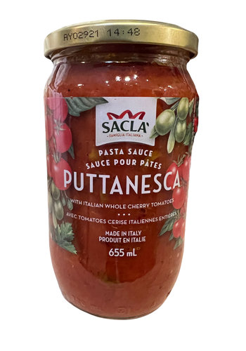 Sauce Sacla Puttanesca - 560g 