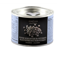 Poivre noir entier du Putumayo, Colombie - Le Comptoir des Poivres 80 g