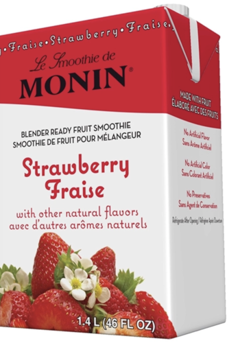 Smoothie pour Mélangeur | Fraise | Monin | 1.4L 