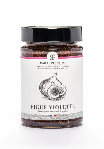 Confiture  Figues été & violette- Maison Perrotte 210g 