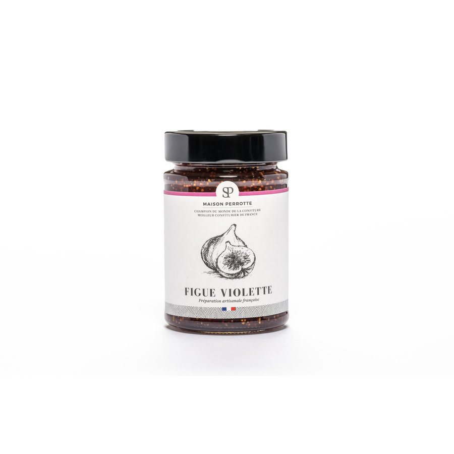 Confiture  Figues été & violette- Maison Perrotte 210g