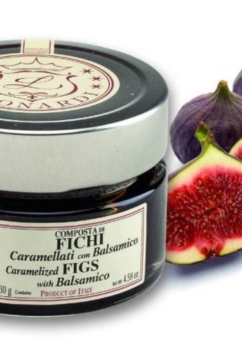 Caramelized fig compote with balsamic - Leonardi 130g 