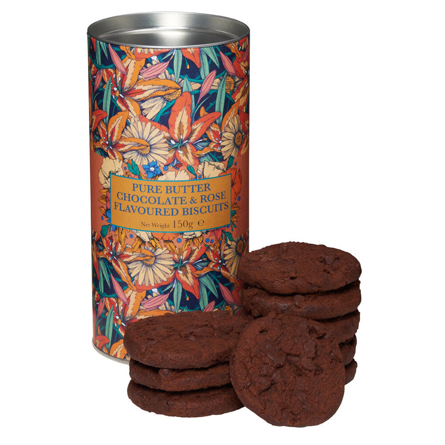 Biscuits pur beurre aromatisés au chocolat et à la rose - Frida Kahlo 150g
