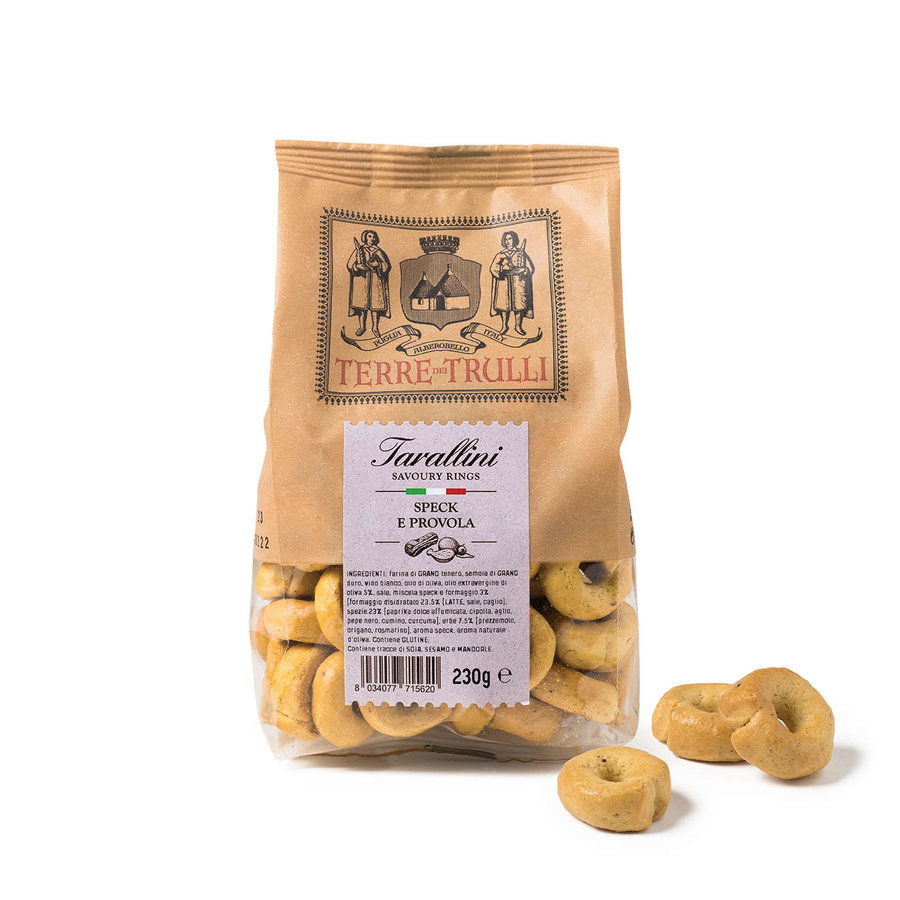 Tarallini with Smoked Ham & Cheese Terre dei Trulli 230g