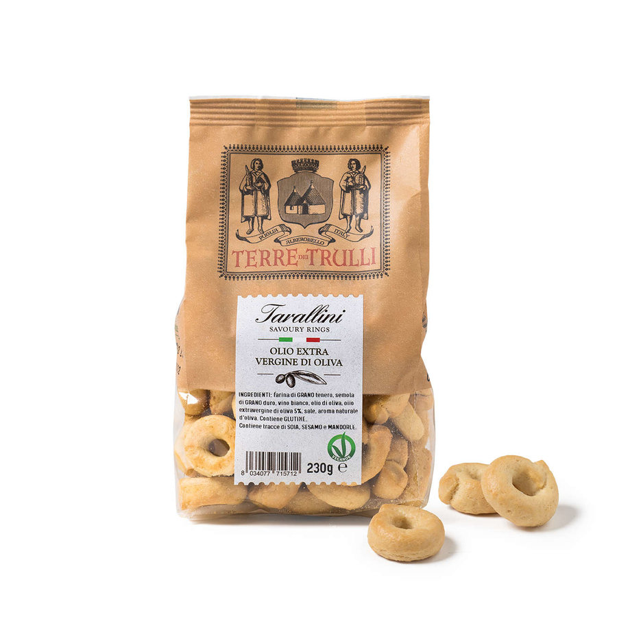 Tarallini huile d'olive extra vierge - Terre dei Trulli 230g