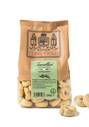 Tarallini romarin- Terre dei Trulli 230g 