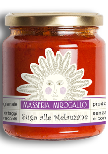 Sauce tomate et aubergines | Masseria Mirogallo |280g 
