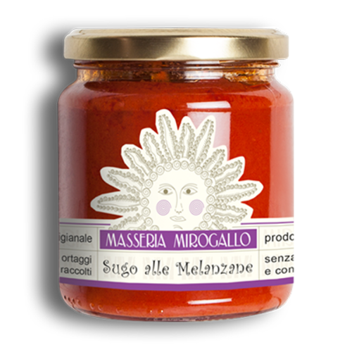 Sauce tomate et aubergines | Masseria Mirogallo |280g 