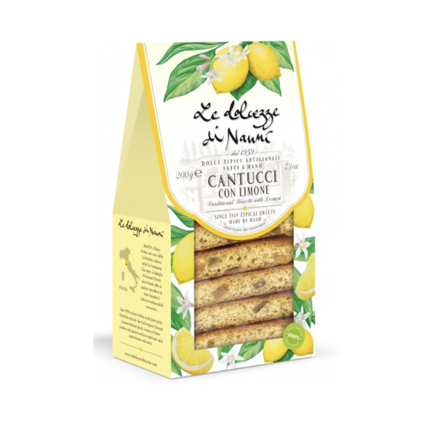 Traditional Lemon Biscotti (Cantucci) - Le Dolcezze Di Nanni 200g