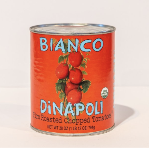 Fire Roasted Chopped Tomatoes - Bianco Dinapoli 794 g 