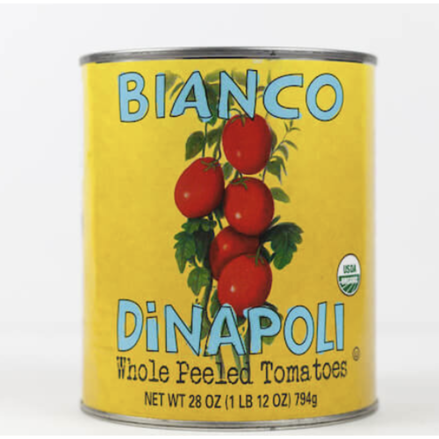 Tomates Californiennes Pelées entières Bio - Bianco Dinapoli  796ml