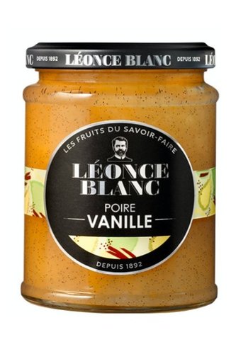 Pear & Vanilla Jam - Léonce Blanc 330g 