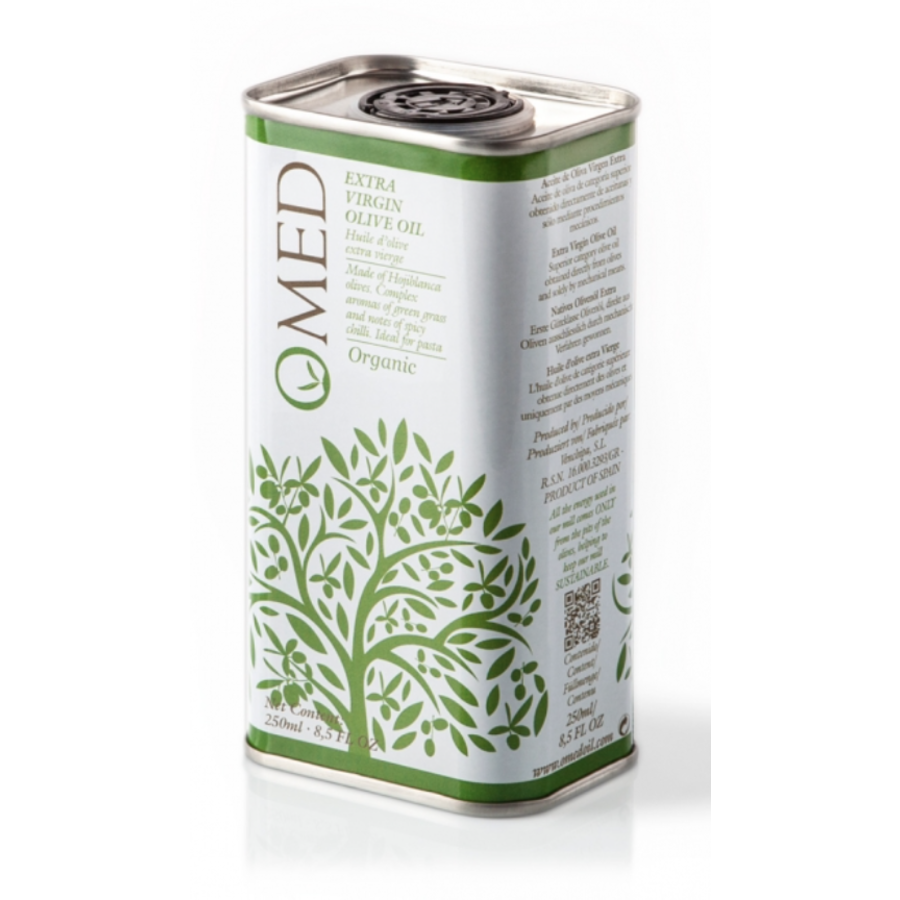 Huile d'olive extra vierge (Biologique - Bidon) Hojiblanca - O-Med 250 ml