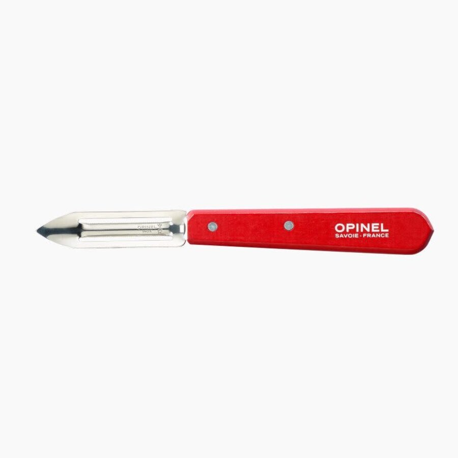 Microserrated Peeler (Red) - Opinel