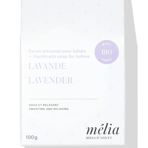 Handmade soap for babies with lavender - Mélia 100g 