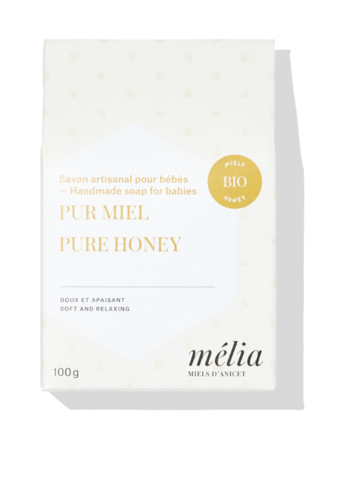 Savon pour bébés pur miel - Mélia 100g 