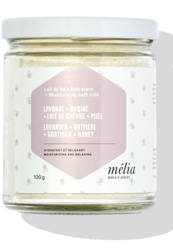 Moisturizing milk with lavender, goat's milk and oats for babies - Mélia 100g 