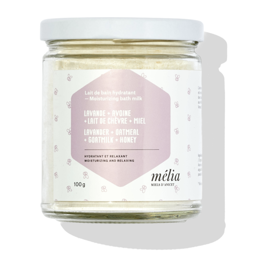 Lait hydratant à la lavande, lait de chèvre et avoine pour bébés - Mélia 100g