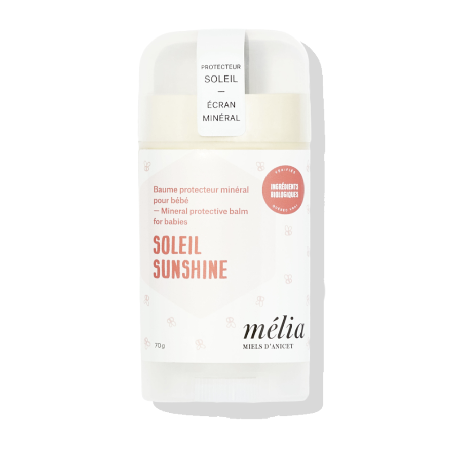 Baume protecteur minéral soleil pour bébés - Mélia 70g