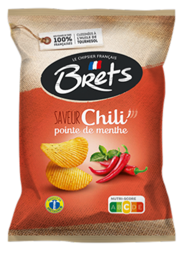 Chile chips mint tip - Brets 125g 