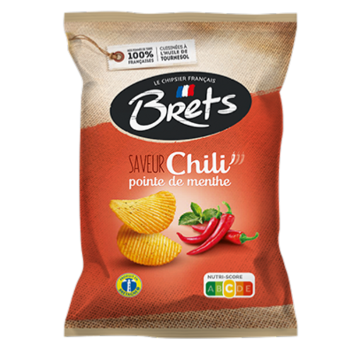 Chile chips mint tip - Brets 125g 