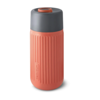 Glass Travel Cup (Corail) - Black + Blum 340 ml