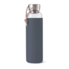 Glass Water Bottle (Slate) - Black + Blum 600 ml