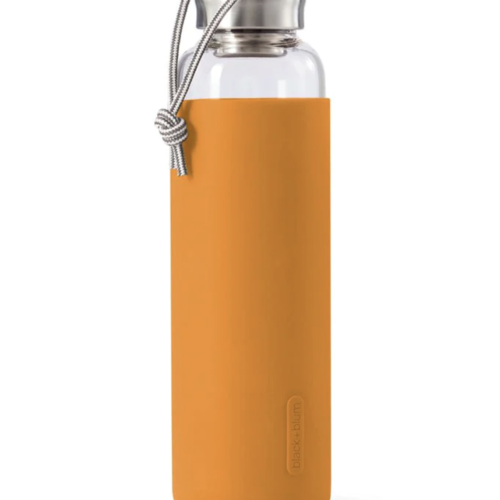 Bouteille d'eau en verre (Orange) - Black + Blum 600 ml 