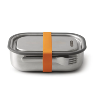 Grande boîte à lunch en acier inoxydable (Orange) - Black + Blum 1L