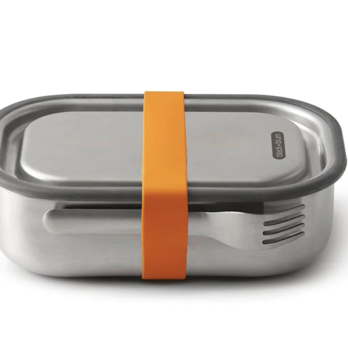 Large Stanless Steel Lunch Box (Orange) - Black + Blum 1L 