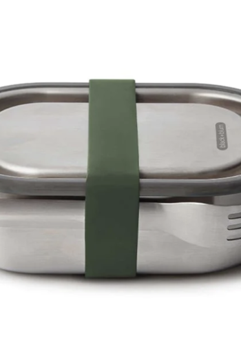 Stainless Steel Lunch Box (Olive) - Black + Blum 600 ml 