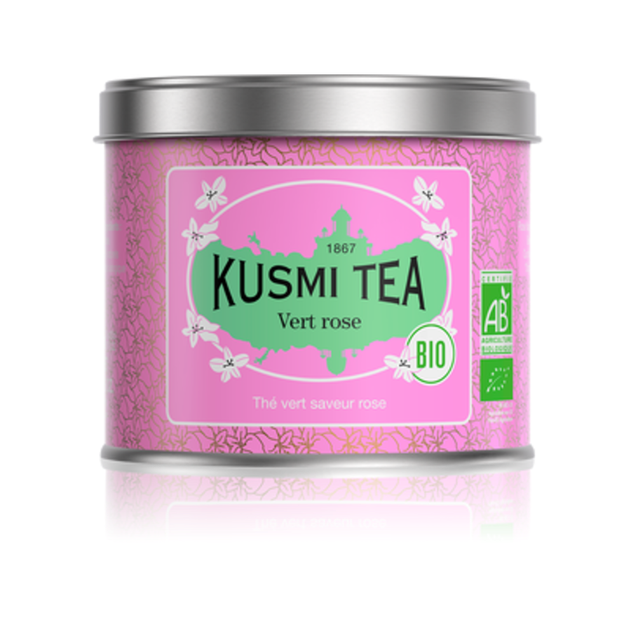 Thé vert à la Rose BIO | 100g|  Kusmi Tea
