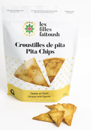 Pita Chips (Za'atar and Thyme) - Les Filles Fattoush 200g 