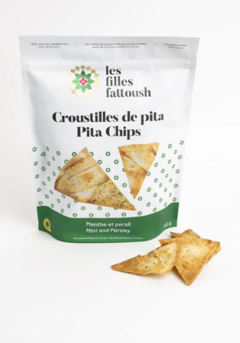 Pita Chips (Mint and Parsley) - Les Filles Fattoush 200g 