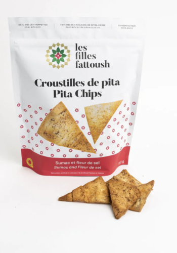 Pita Chips (Sumac and Fleur de sel) - Les Filles Fattoush 200g 