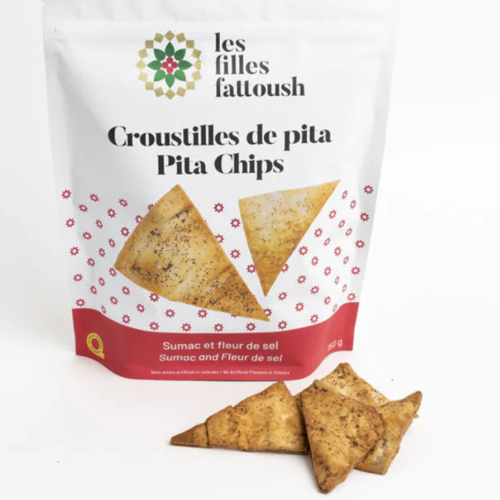 Pita Chips (Sumac and Fleur de sel) - Les Filles Fattoush 200g 