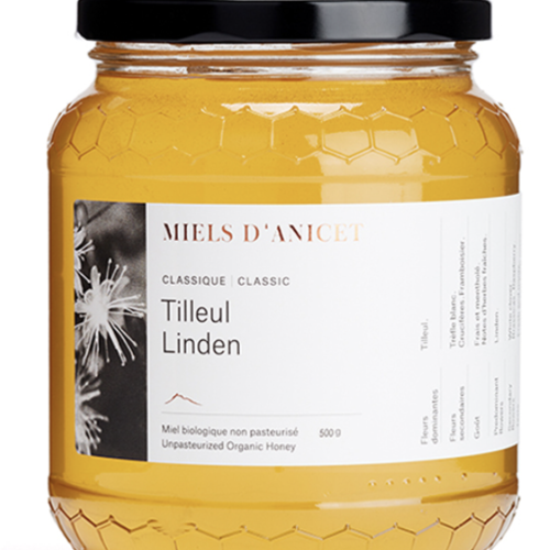 Miel de Tilleul (Classique) - Miels d'Anicet 500g 
